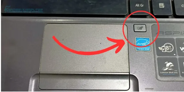 Tombol Pengaturan Fungsi Touchpad